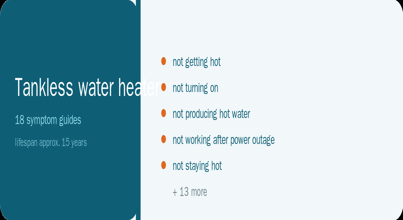 Illustration of a Tankless water heater